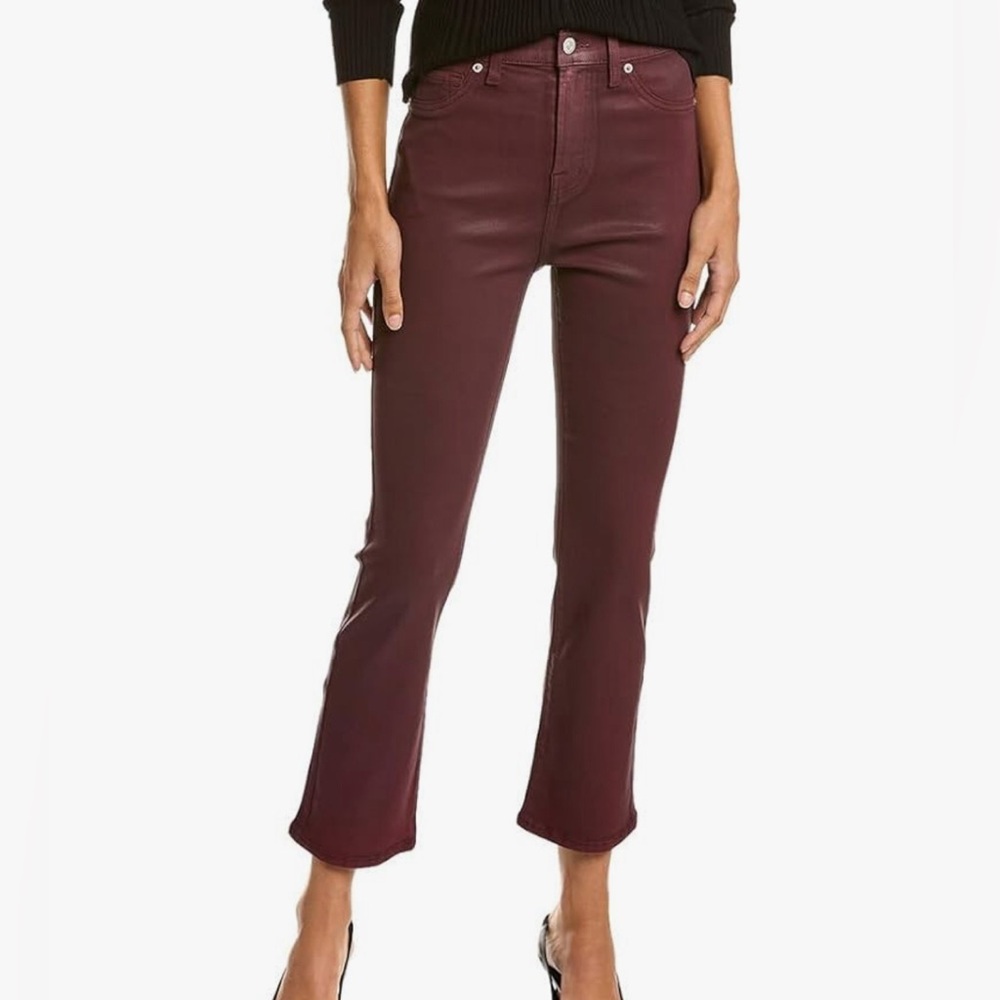 7 For All Mankind Women's High-Waist Slim Kick Jeans NWT 29